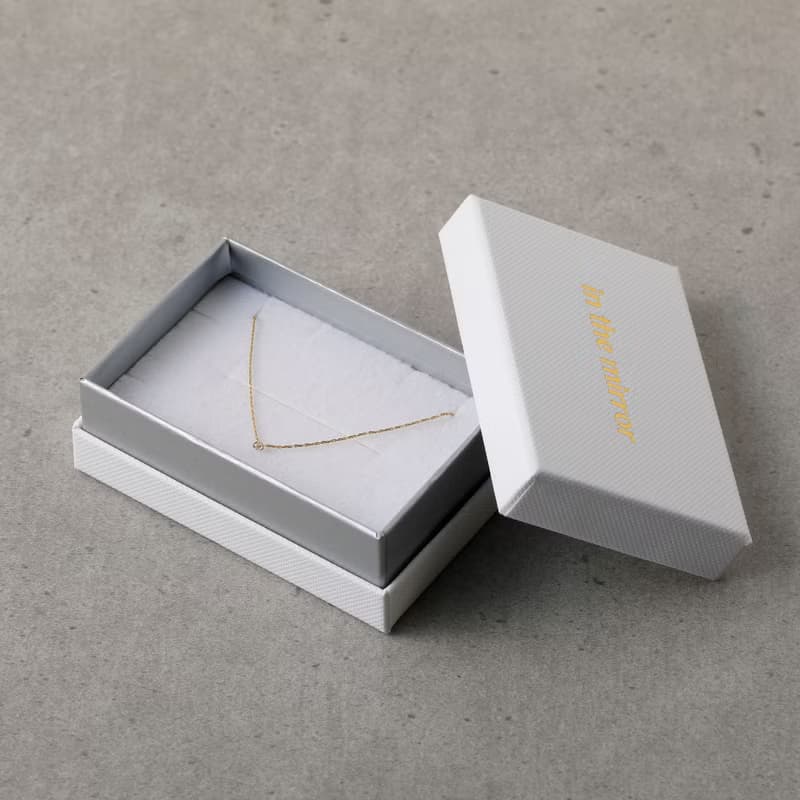 petit zirconia necklace GD ニッケルフリーネックレス スーパーキュービックジルコニア　ゴールド