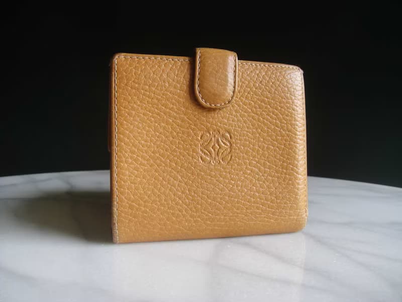 【老時光 OLD-TIME】早期二手老包西班牙製LOEWE短皮夾