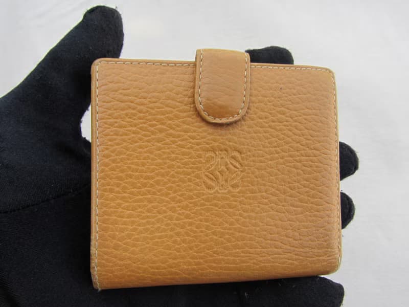 【老時光 OLD-TIME】早期二手老包西班牙製LOEWE短皮夾