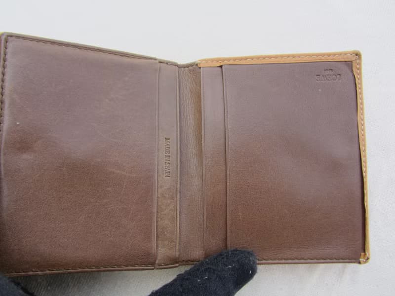 【老時光 OLD-TIME】早期二手老包西班牙製LOEWE短皮夾