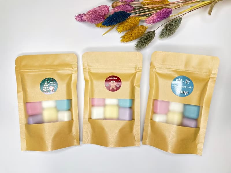 【24h出貨】豆豆旅行皂∣加值2袋 創意冷製皂 交換禮物情人節禮物
