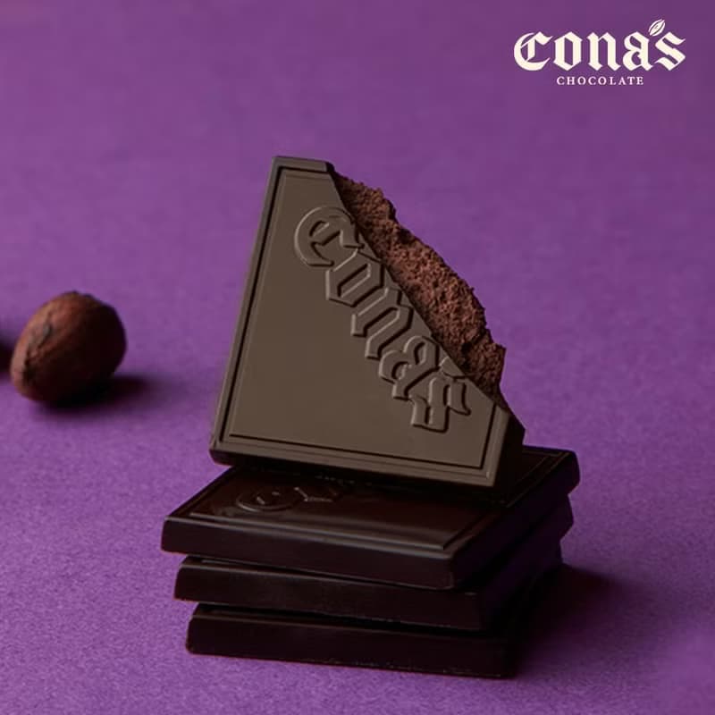醇濃薄片夾心巧克力(12入/盒) -Cona's妮娜巧克力
