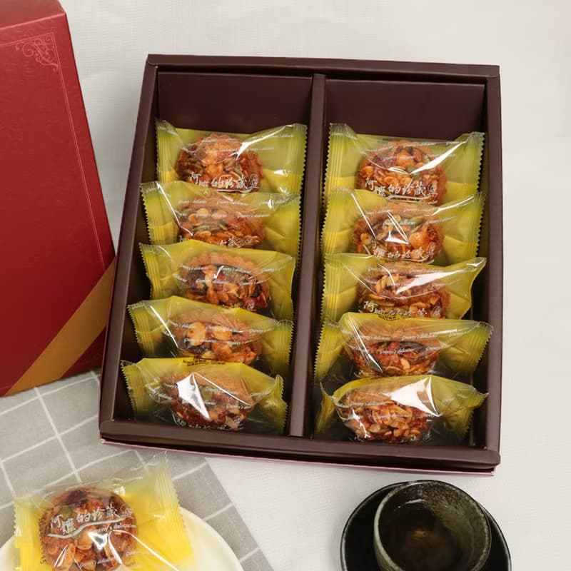 【獨家木鱉果】養生堅果塔 經典天堂果禮盒B | 10入