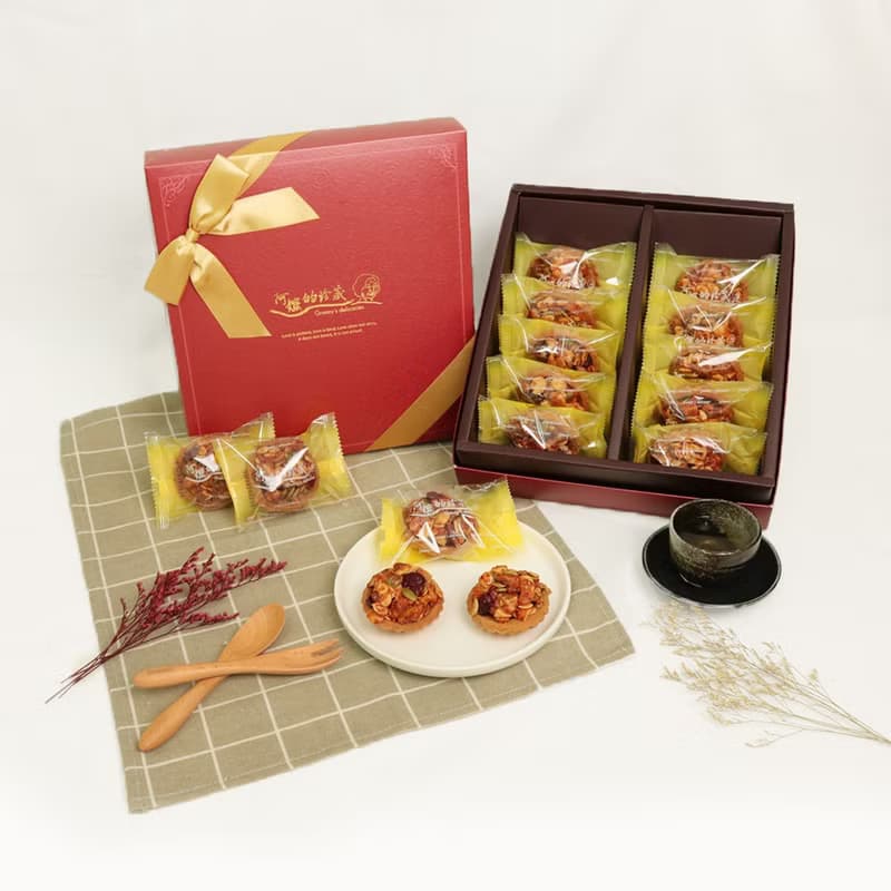 【獨家木鱉果】養生堅果塔 經典天堂果禮盒B | 10入