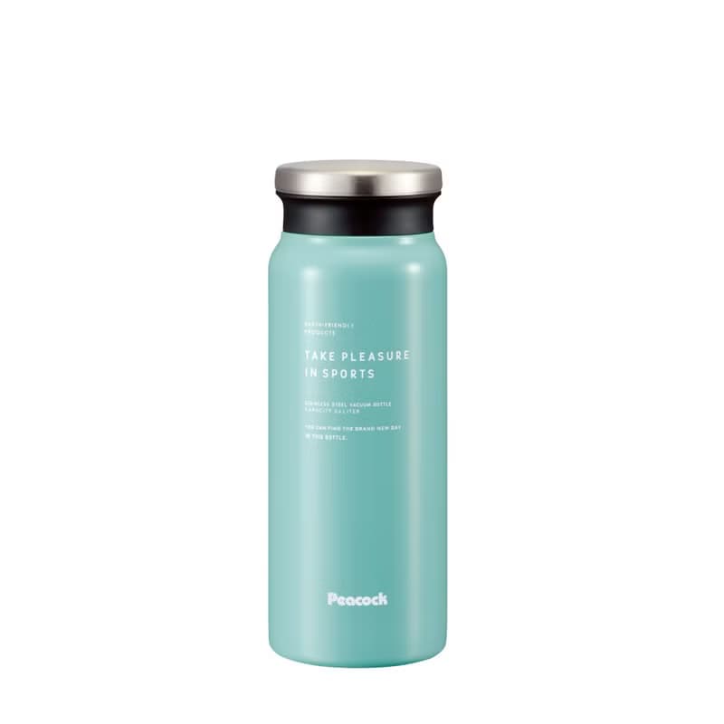 【孔雀Peacock】600ML 不鏽鋼保冷杯/保溫杯 商務休閒-煙燻藍