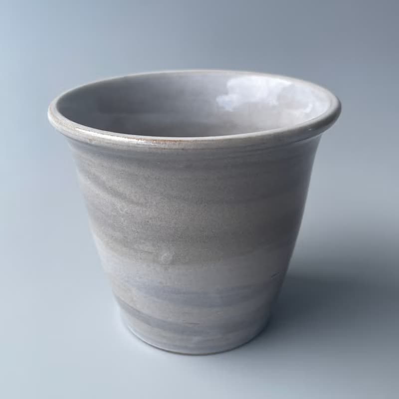 @studio_florero 絞胎握杯 練り上げ 湯吞み