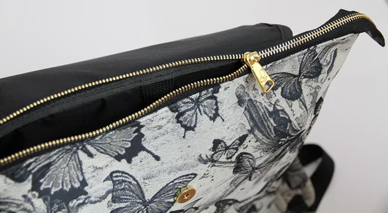 電腦包 筆電包 大容量 /  防潑水 / 緹花 輕旅行後背包 迷彩青蛙