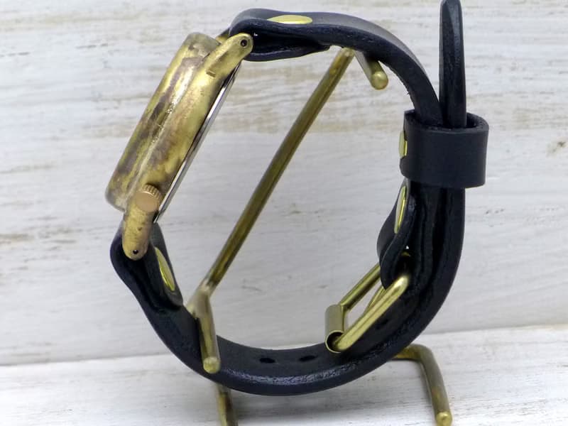 JUM38B GR  J.S.B.2   カラーダイアルGR(グリーン) JUMBO Brass 手作り腕時計