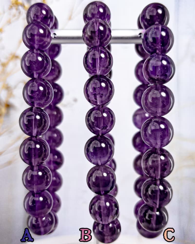 【烏拉圭紫水晶】透料濃紫水晶手串手鍊/一物一拍