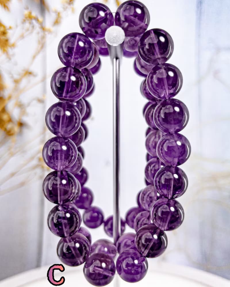 【烏拉圭紫水晶】透料濃紫水晶手串手鍊/一物一拍