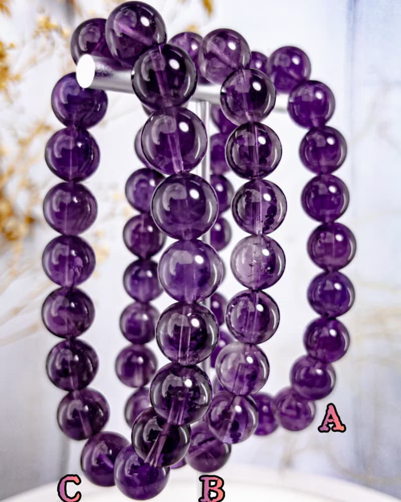 【烏拉圭紫水晶】透料濃紫水晶手串手鍊/一物一拍