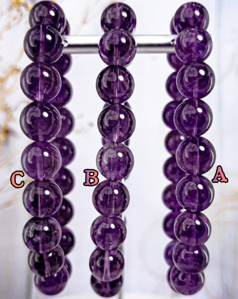 【烏拉圭紫水晶】透料濃紫水晶手串手鍊/一物一拍