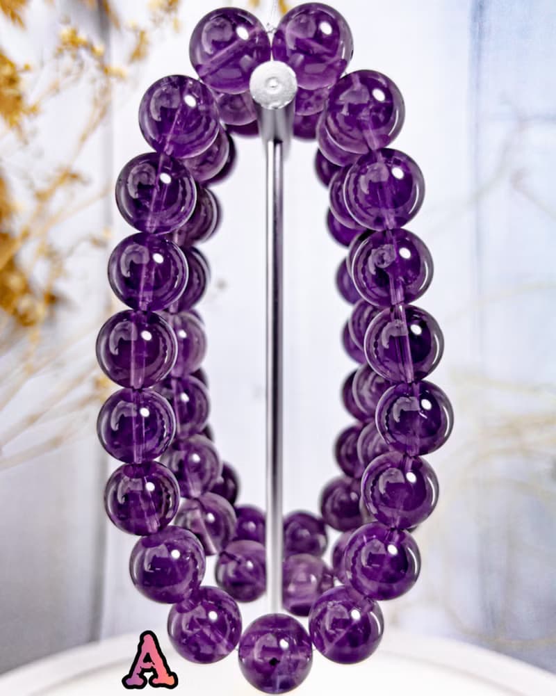 【烏拉圭紫水晶】透料濃紫水晶手串手鍊/一物一拍