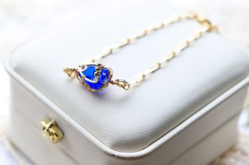 安達拉水晶旅行珠寶手鍊 皇家藍