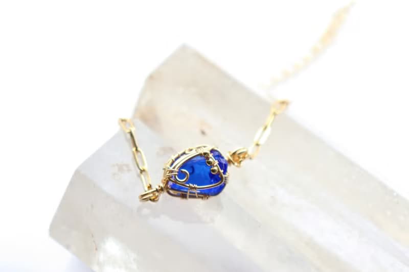 安達拉水晶旅行珠寶手鍊 皇家藍