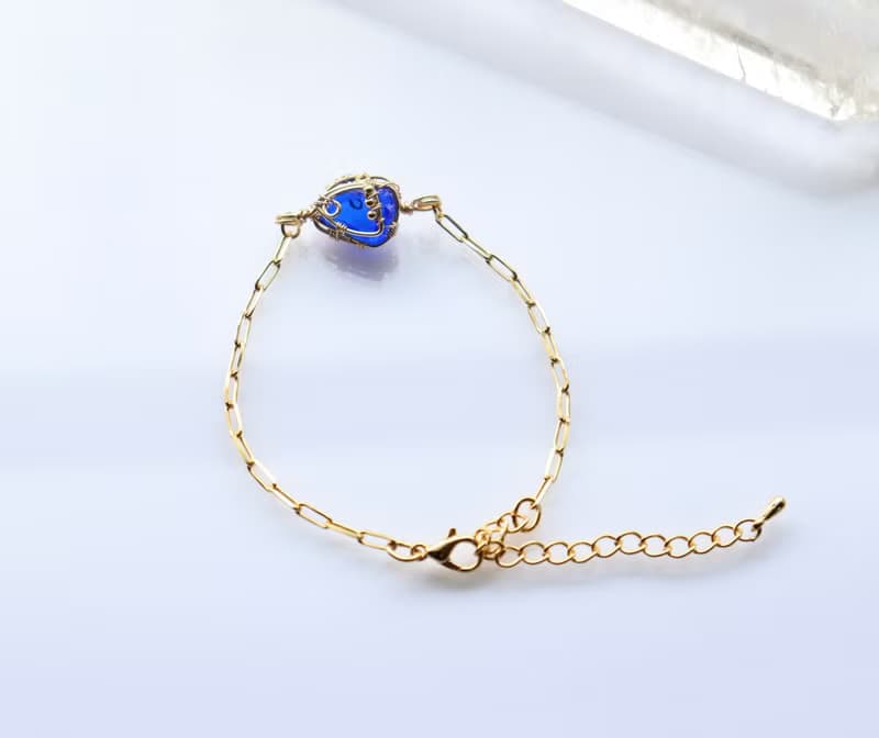 安達拉水晶旅行珠寶手鍊 皇家藍