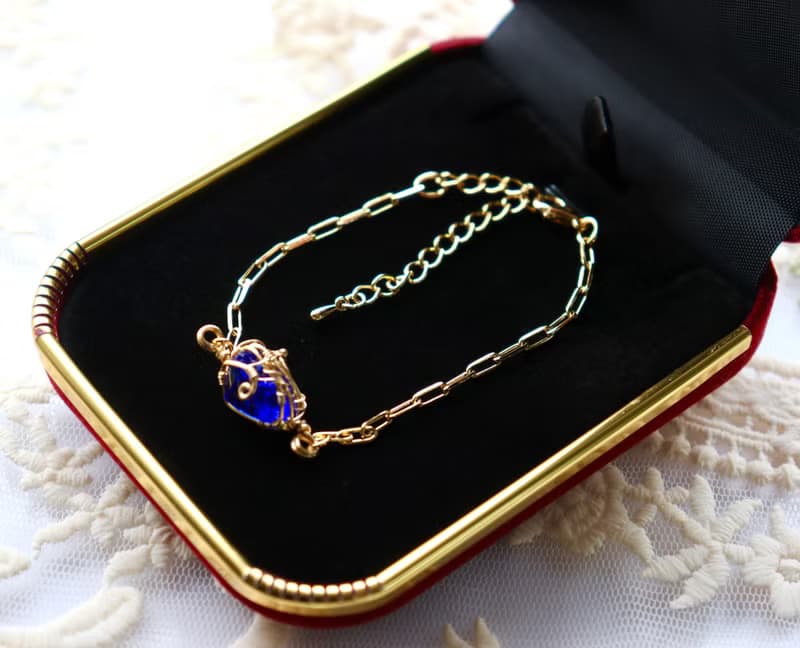 安達拉水晶旅行珠寶手鍊 皇家藍