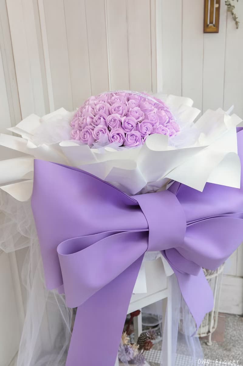 大型花束/大蝴蝶結花束/永生花花束/巨大花束/生日驚喜/情人節花