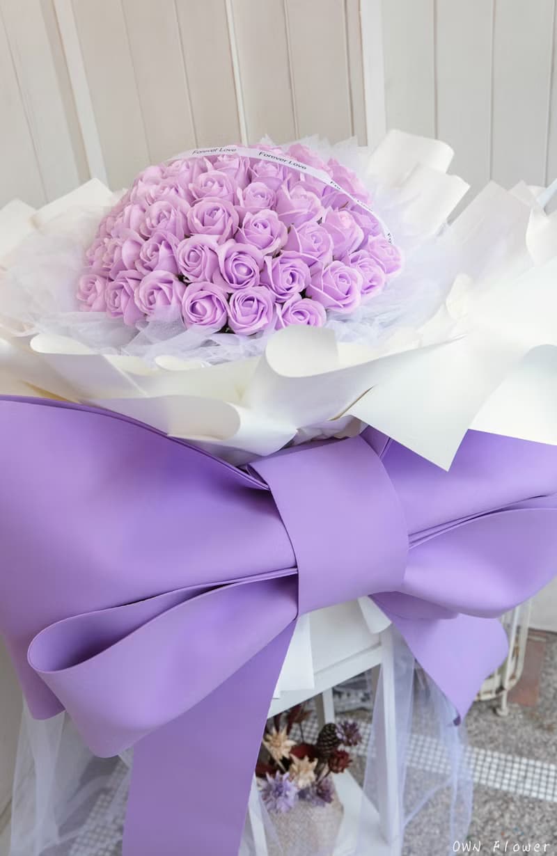 大型花束/大蝴蝶結花束/永生花花束/巨大花束/生日驚喜/情人節花