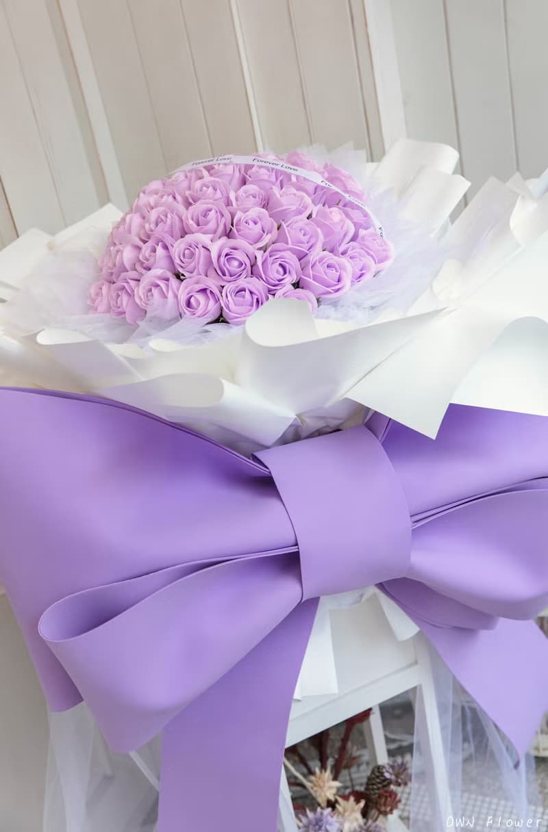 大型花束/大蝴蝶結花束/永生花花束/巨大花束/生日驚喜/情人節花