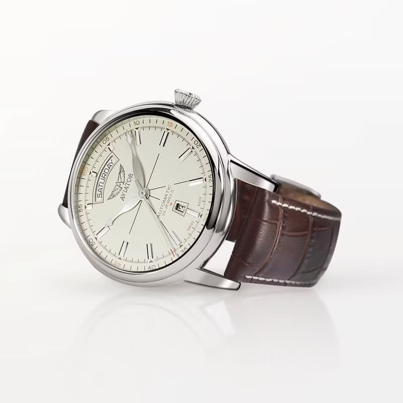 DOUGLAS DAY-DATE 飛行員機械腕錶