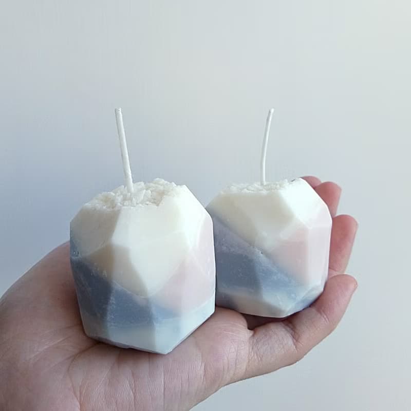 Stone 夢幻石頭 | 純天然大豆香氛蠟燭 | 薰衣草 肉桂 | 創意禮物