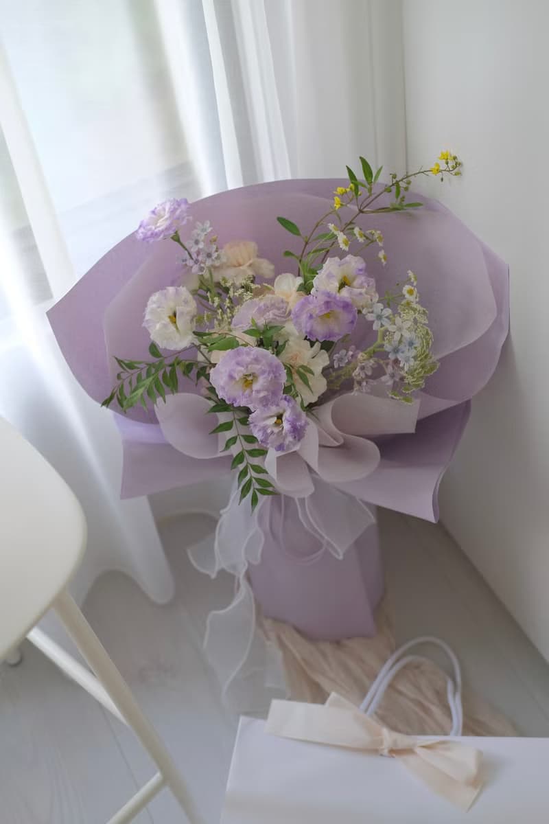 桔梗花束 生日畢業花束禮物  女友禮物