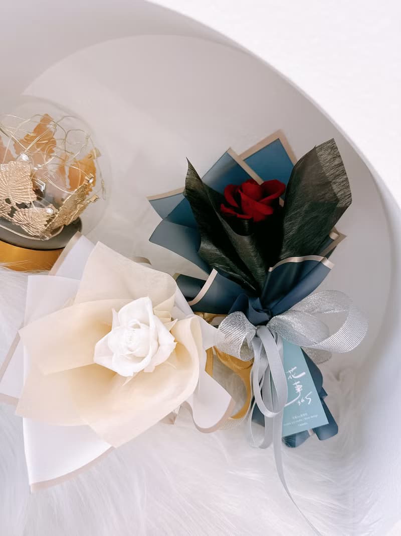 【七夕特輯】愛你 - 進口永生玫瑰花 永生花花束 告白花束 情人節