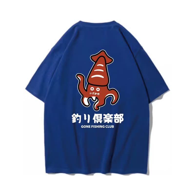 SQUID 魷魚 中性短袖T恤 8色男女同款 釣魚俱樂部