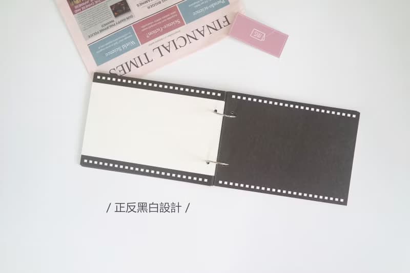 現貨 / 復古相機底片造型手工書－活頁式回憶相本－生日卡片 情侶