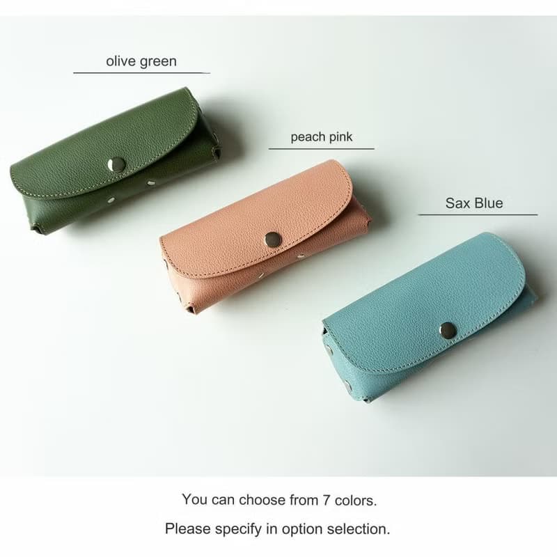 メガネケース 【 シュリンクレザー 】本革 収納ケース 姫路レザー 眼鏡 サングラス 母の日 HS16K