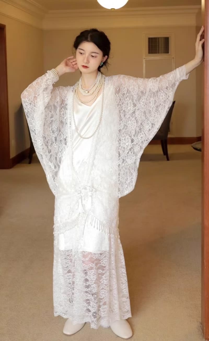 法式復古 蕾絲新娘結婚禮服