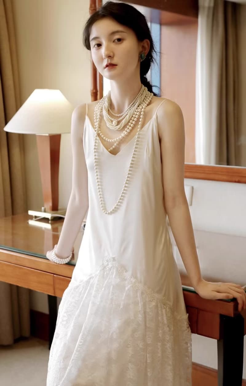 法式復古 蕾絲新娘結婚禮服