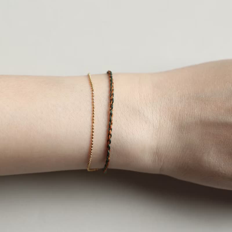 moorigin 麻花編織手繩 | 可洗澡・不掉色