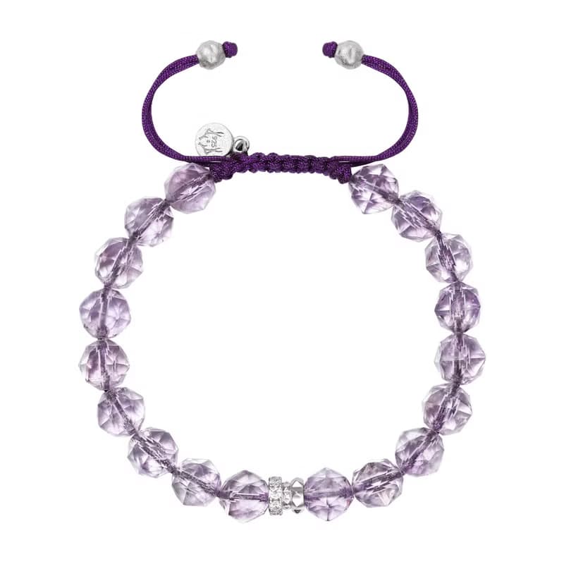 瑞典AWNL 紫水晶 刺梨薔薇 女士手鍊 七夕情人節