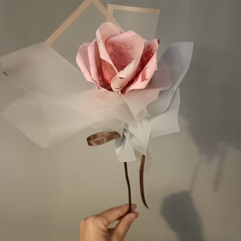 有錢花花束