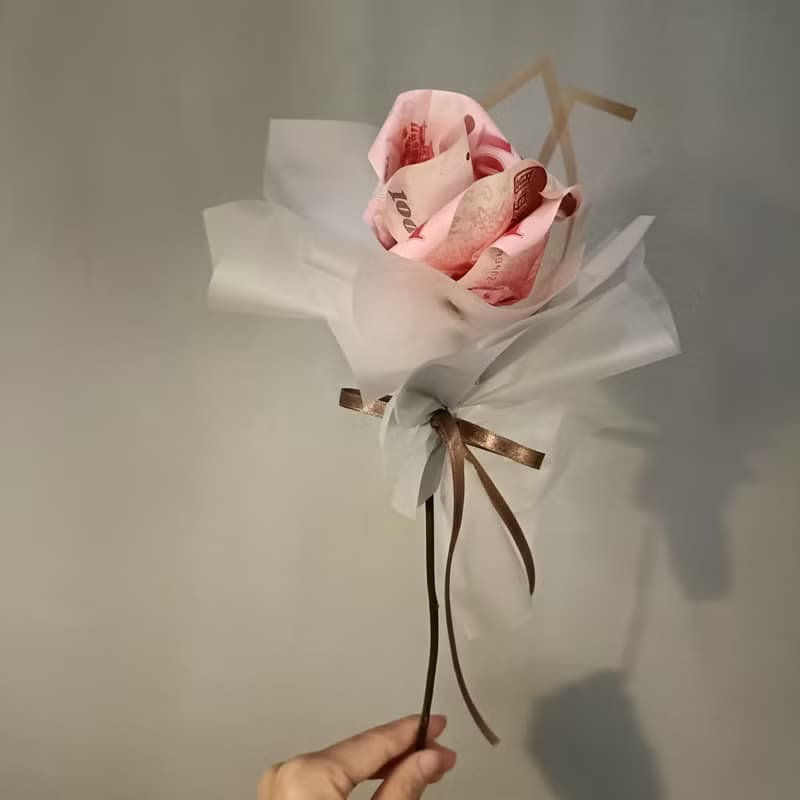 有錢花花束