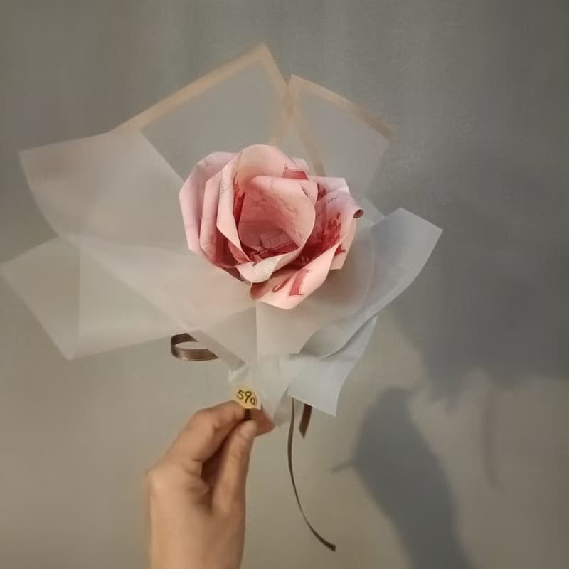 有錢花花束
