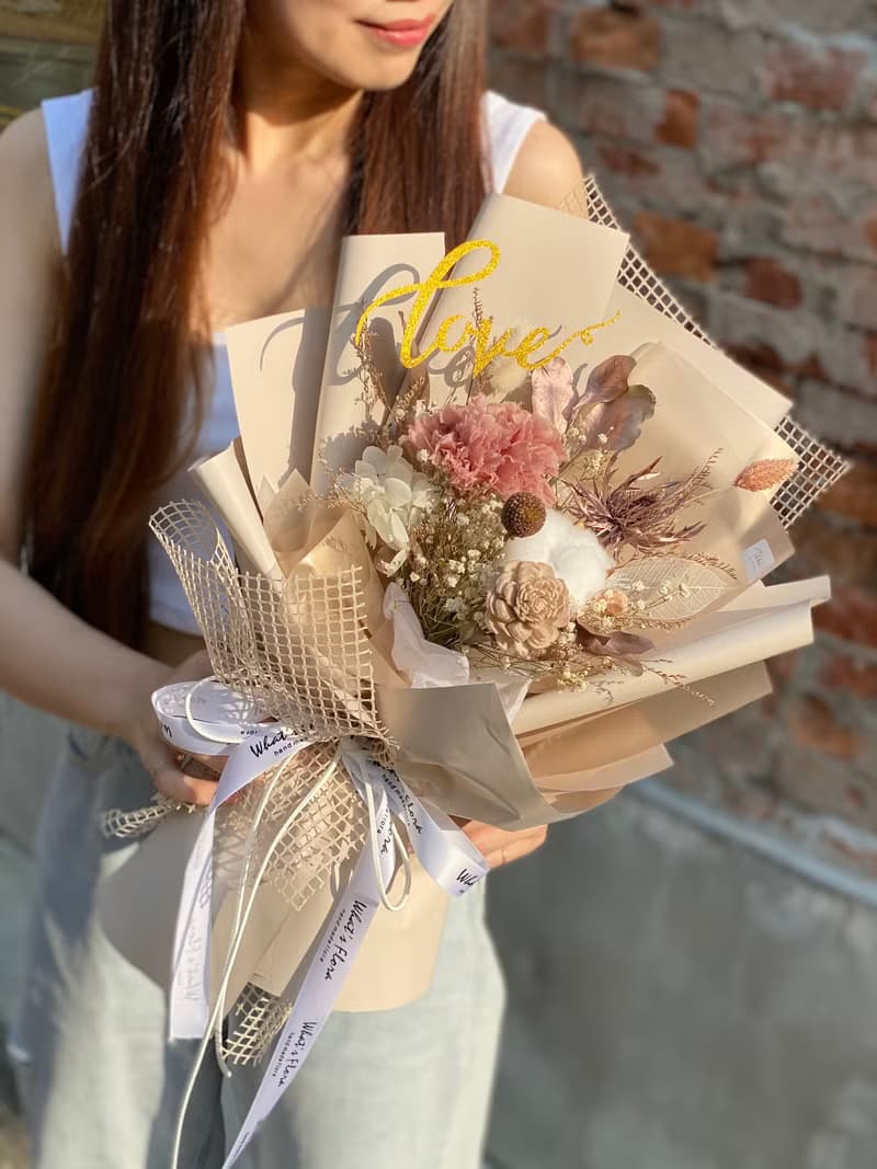 2021母親節花束 康乃馨花束 永生花束 母親節快樂