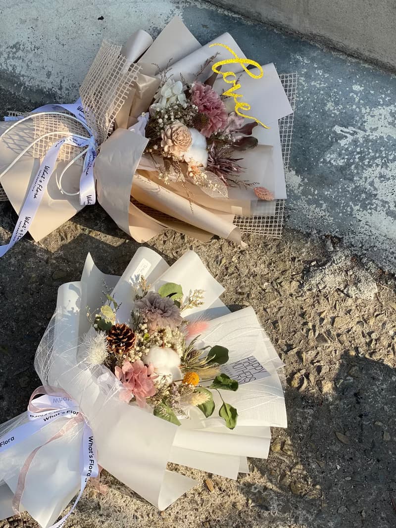 2021母親節花束 康乃馨花束 永生花束 母親節快樂