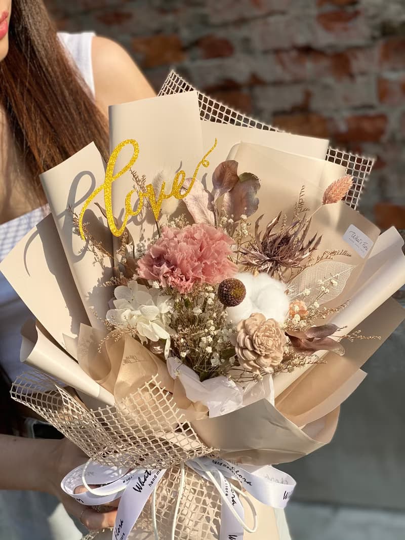 2021母親節花束 康乃馨花束 永生花束 母親節快樂