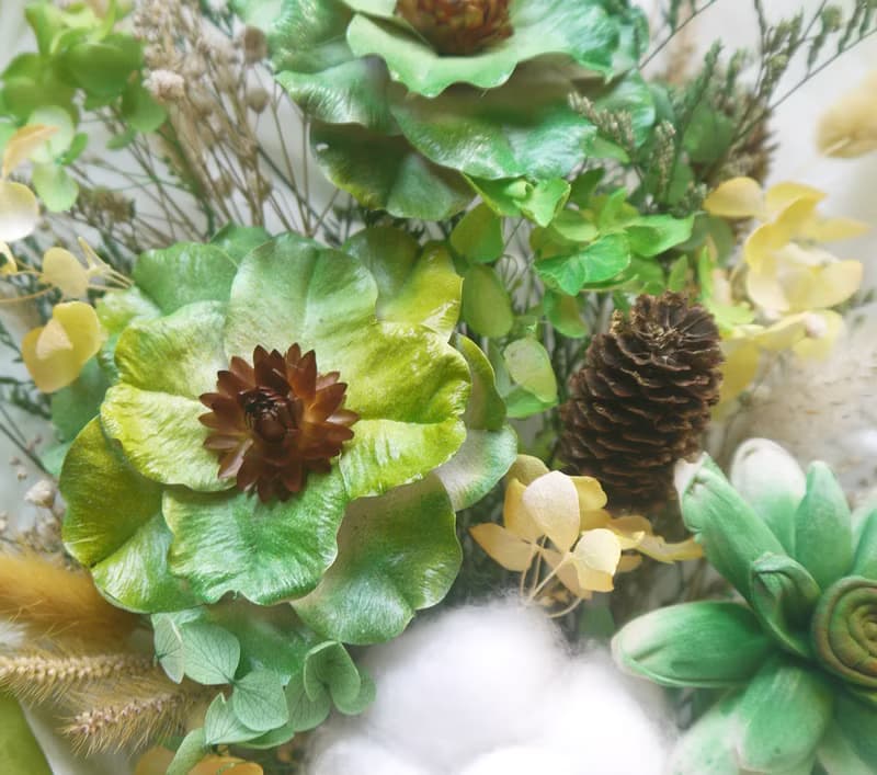榜上有名.森林綠色系.乾燥花.永生花.情人節.生日.畢業花束