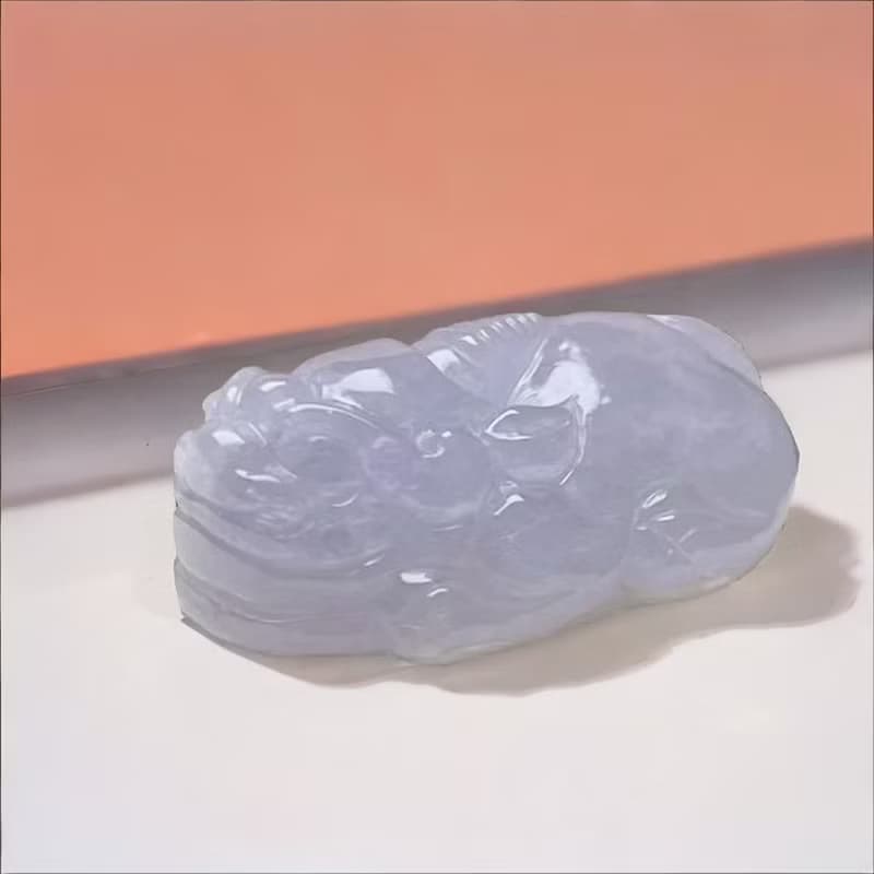 【招財神獸】冰種紫羅蘭翡翠貔貅 | 天然緬甸玉A貨翡翠 | 送禮