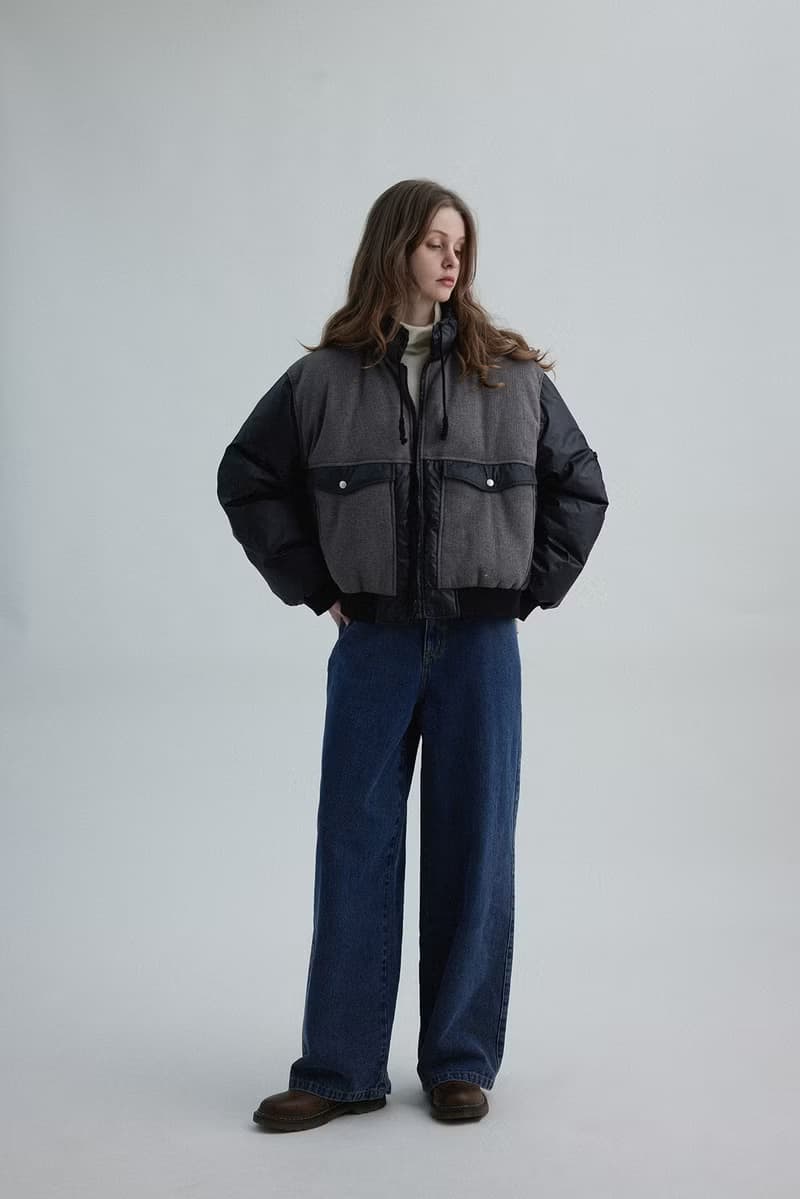馬斯特雷德 復古拼接羽絨服夾克