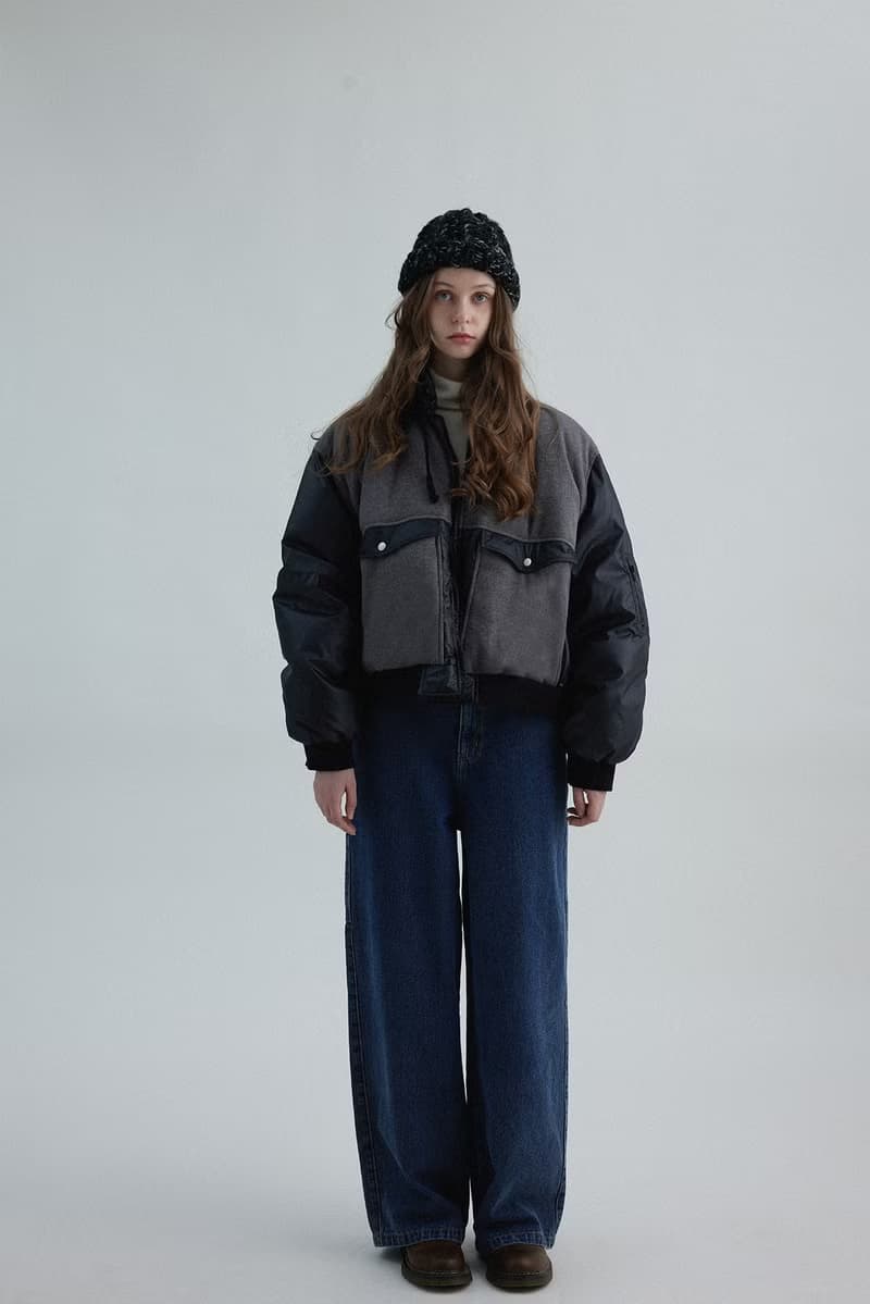 馬斯特雷德 復古拼接羽絨服夾克