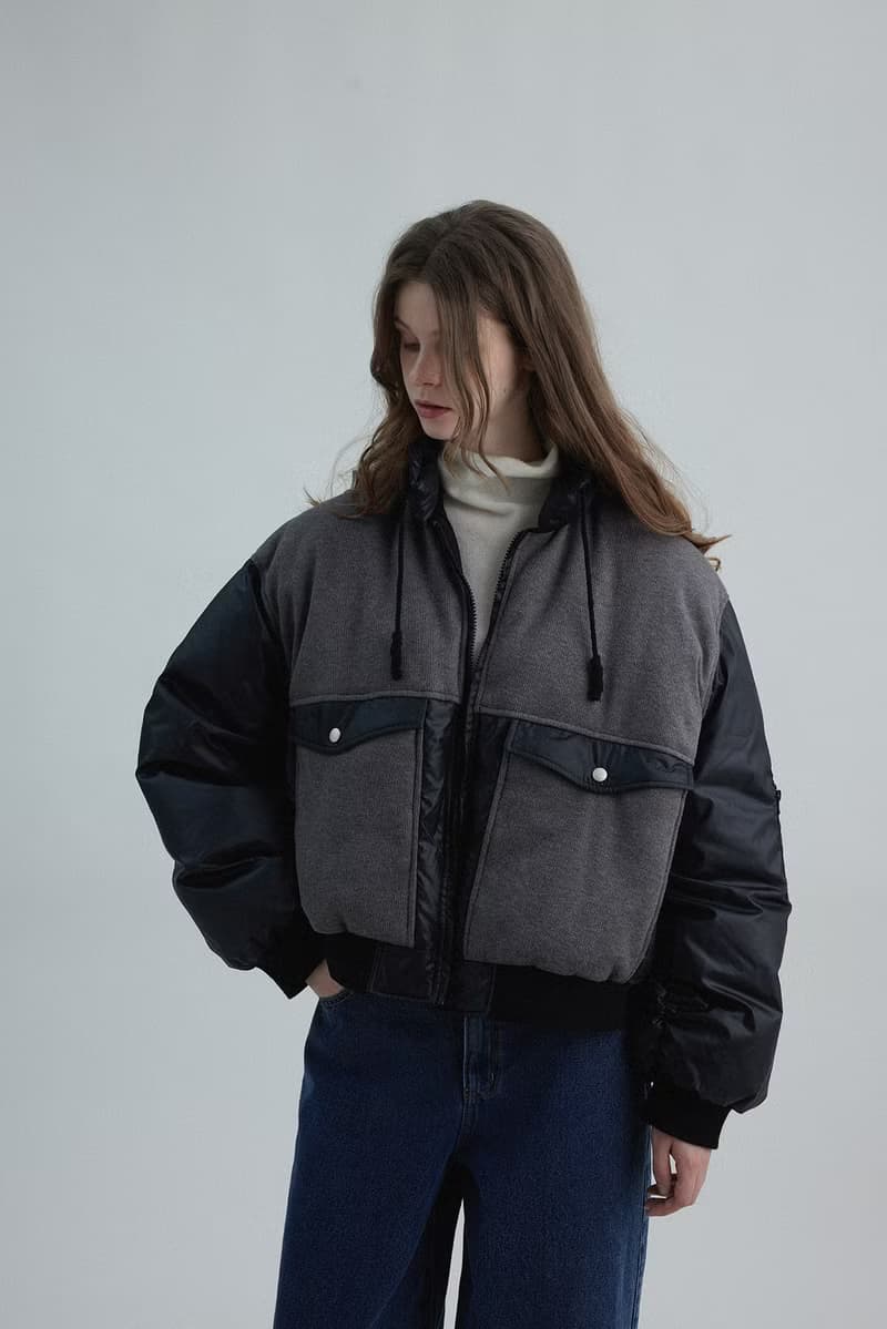 馬斯特雷德 復古拼接羽絨服夾克