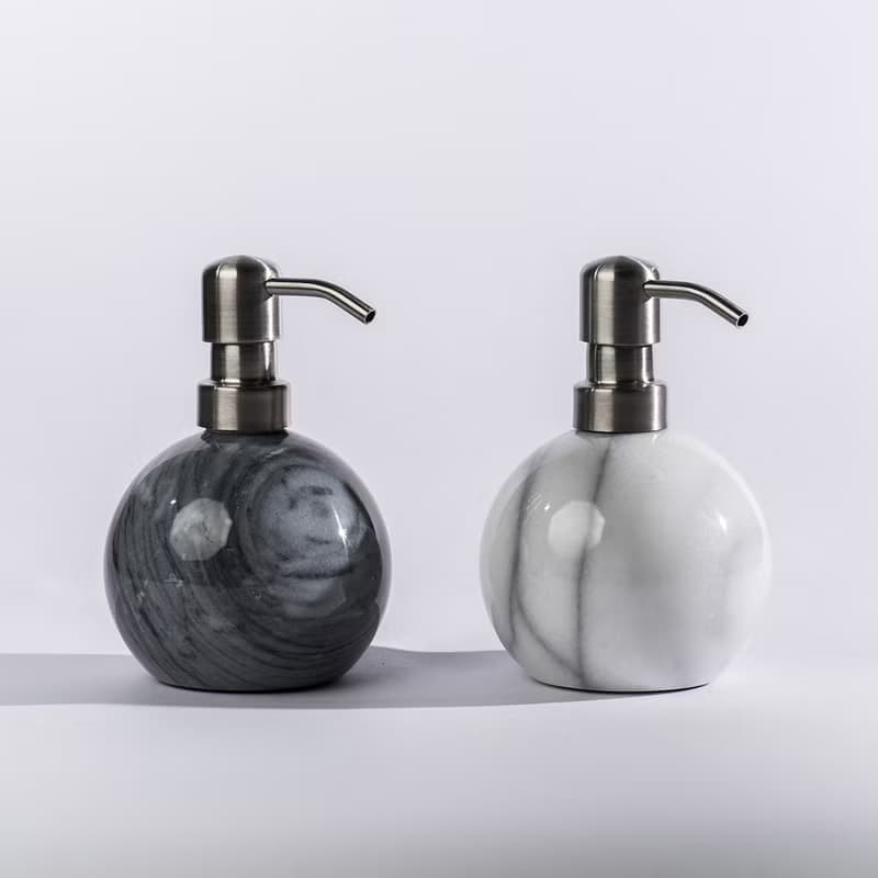 -【奇鈺家居】大理石圓球乳液罐 / 洗手乳罐 (250ml)