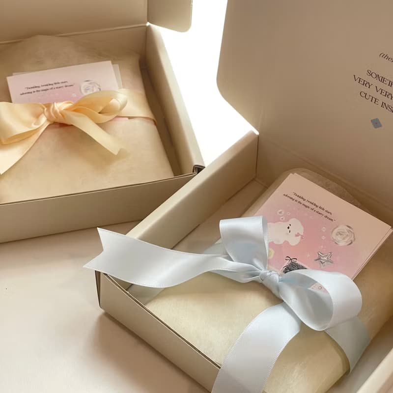 Charming cute I Big Bow Necklace Pink Blue