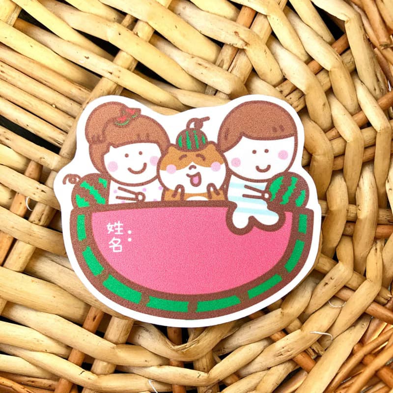 防水の姓名貼紙 ( 餐具/便當/水壺用 ) stickers Waterproof stic