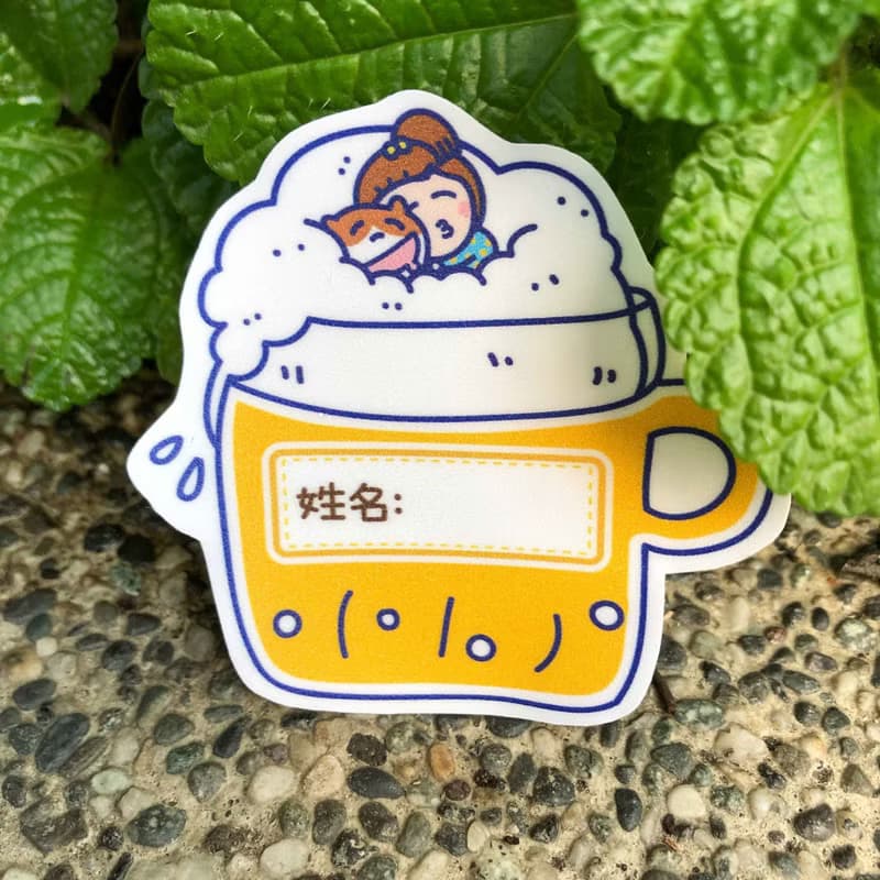 防水の姓名貼紙 ( 餐具/便當/水壺用 ) stickers Waterproof stic